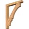 Ekena Millwork Balboa Block Smooth Bracket w/ Offset Brace, Western Red Cedar, 5 1/2"W x 36"D x 44"H BKT0604X36X44BOA05SWR - alternate 1